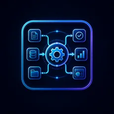 Icono de automatización operativa